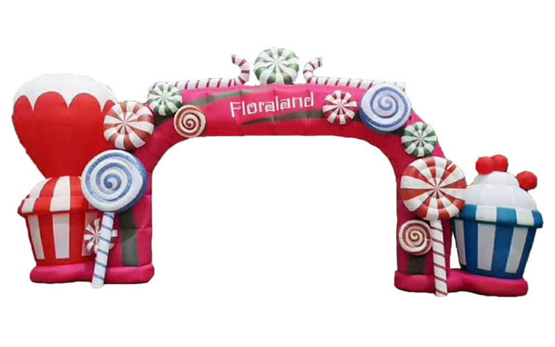 arco de natal inflável