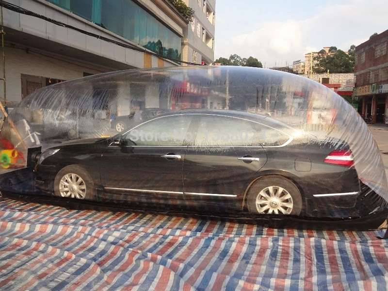 bolha de armazenamento de carro inflável